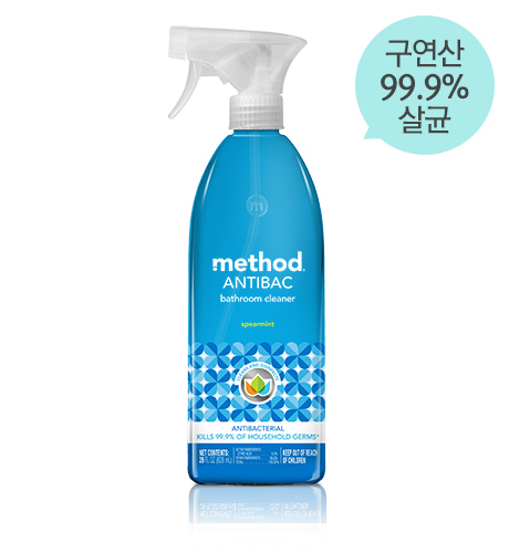http://www.ilovemethod.com/product/detail.jsp?pid=AHG27504 제품구매 > 안티박 욕실용세정제 | method