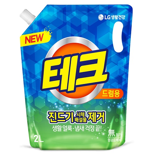 테크 진드기제거 액체세제 드럼용 리필 2L