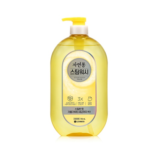 자연퐁 스팀워시 주방세제 레몬향 750ML