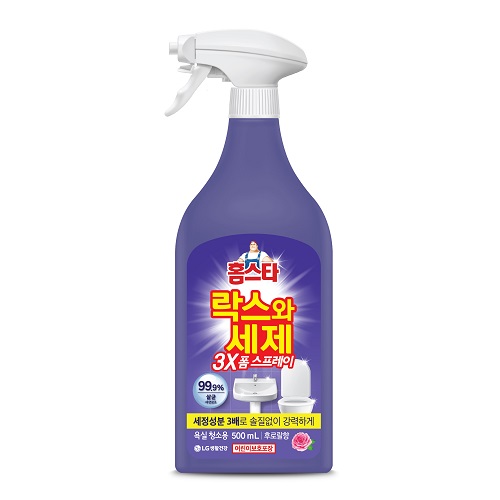 홈스타 락스와세제 3X 폼 스프레이 후로랄향 500ML